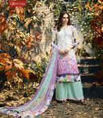 Multicolor digital print crepe salwar
