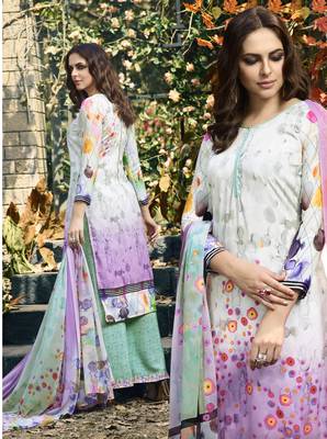 Multicolor digital print crepe salwar 2