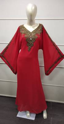 Arabic Farasha Maxi Dress Cocktail Party Gown Gandoura Robe Dress 1