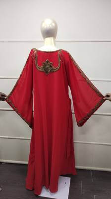 Arabic Farasha Maxi Dress Cocktail Party Gown Gandoura Robe Dress 3