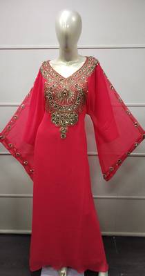 Dubai Arabic Farasha Maxi Dress Tea Party Evening Gown Jalabiya Kaftan Robe Jilbab  1