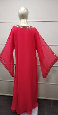 Dubai Arabic Farasha Maxi Dress Tea Party Evening Gown Jalabiya Kaftan Robe Jilbab  3