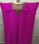 Henna Party Gown Jasmine Designer Farasha Aztec Boho Khaleeji Thobe Dress 