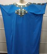Henna Party Gown Jasmine Designer Farasha Aztec Boho Khaleeji Thobe Dress 
