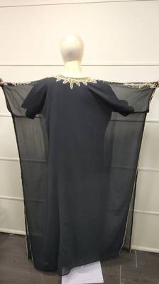 Dubai Abaya Hand Embroidery Jilbab Traditional Arabic Maxi Dress Gown 3