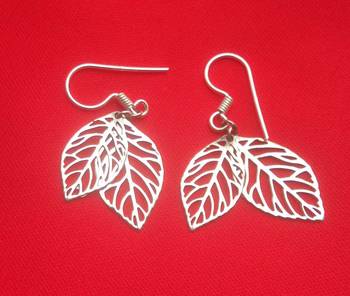 RozMili 92.5 Sterling silver  Fashion Hoop Earrings for women & Girls 3