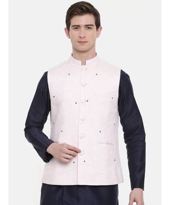 Mayank Modi Baby Pink Embroidered Jacket 1