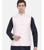 Mayank Modi Baby Pink Embroidered Jacket