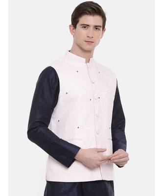 Mayank Modi Baby Pink Embroidered Jacket 4