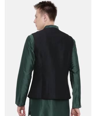 Mayank Modi Two Toned Silk Cotton Jacket 5