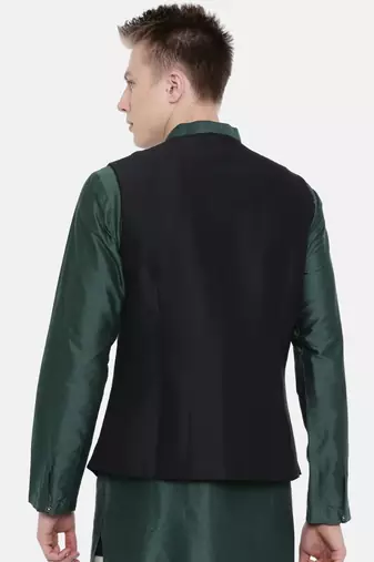 Mayank Modi Two Toned Silk Cotton Jacket