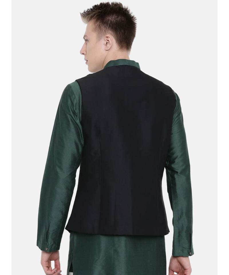 Mayank Modi Two Toned Silk Cotton Jacket