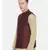 Mayank Modi Chocolate Brown Embroidered Silk Jacket