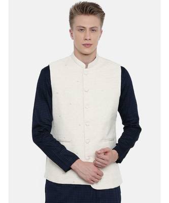 Mayank Modi Handwoven Cotton Embroidered Jacket 2