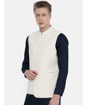 Mayank Modi Handwoven Cotton Embroidered Jacket 4