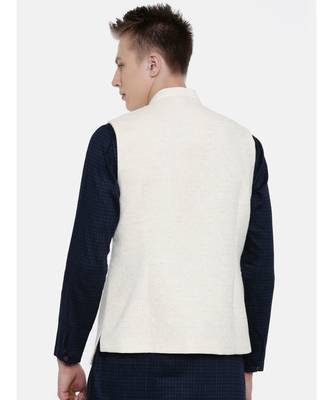 Mayank Modi Handwoven Cotton Embroidered Jacket 5