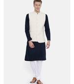 Mayank Modi Handwoven Cotton Embroidered Jacket