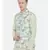 Mayank Modi Linen Green Printed Jacket