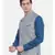 Mayank Modi Blue Linen Jaquard Jacket