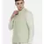 Mayank Modi Linen Green Printed Nehru Jacket