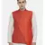 Mayank Modi Classic Cut Linen Silk Orange Jacket