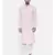 Mayank Modi Pink Linen Embroidery Kurta