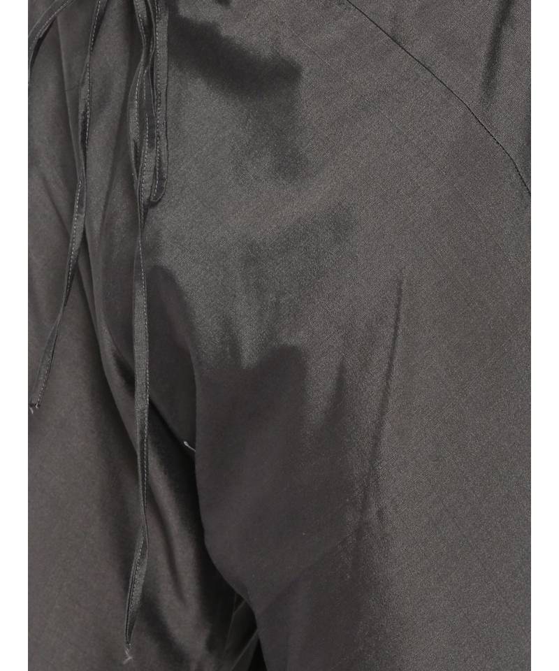 Mayank Modi Charcoal Grey Embroidery Kurta