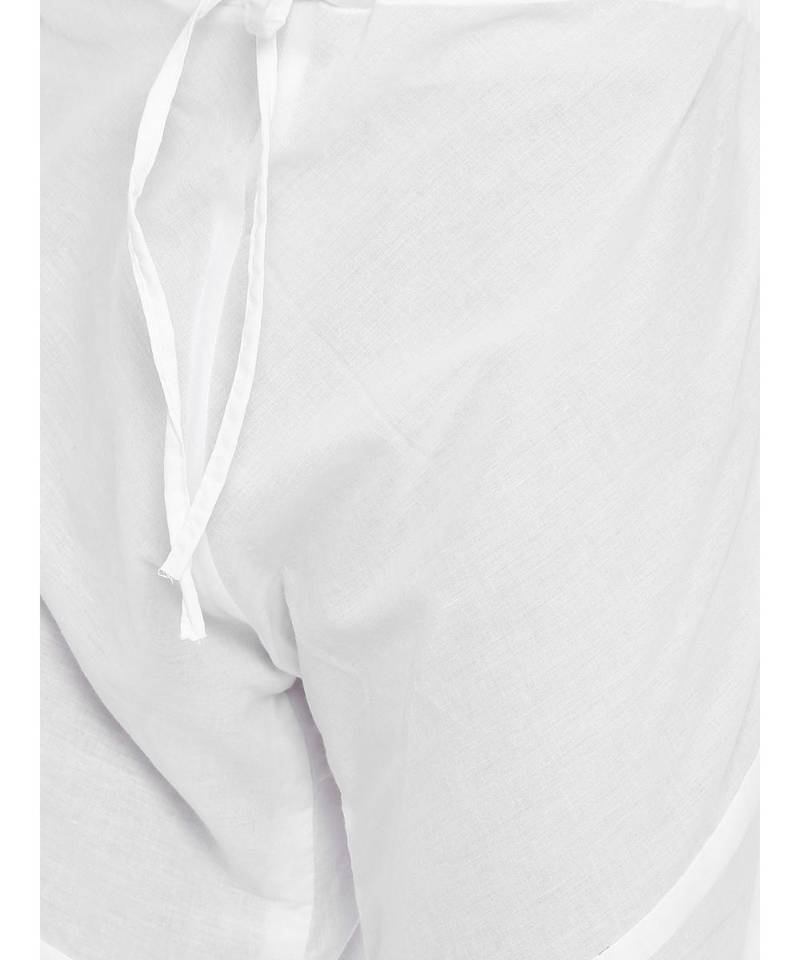 Mayank Modi Blue Cotton Satin Hand Embroidery Kurta