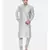 Mayank Modi Silver Grey Embroidery Kurta