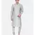 Mayank Modi Silver Grey Embroidery Kurta