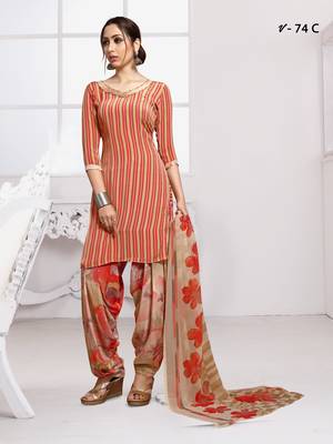 Multicolor digital print crepe salwar 1