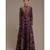 Charu Parashar Blue printed long jacket
