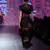 Charu Parashar Navy blue printed cape printed dress