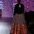 Charu Parashar Navy blue printed long jacket with navy blue printed gown