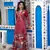 Charu Parashar Red printed long jacket with sharara