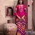 Charu parashar Indian Pink printed flare sleeve kurta with printed sharara and dupatta