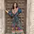 Charu parashar Teal printed kaftan