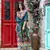 Charu parashar Teal printed kaftan