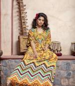 Charu parashar Yellow printed kaftan