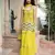 Charu parashar Yellow printed sleveless kurta with sharara and dupatta