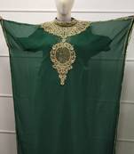 Tea Party Evening Dress Luxe Palestinian Kaftan Nikkah Gown Farasha Abaya