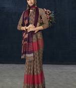 Multicolor Organza Organza Sarees