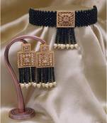 Black crystal necklaces