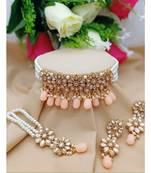 Pink crystal necklaces