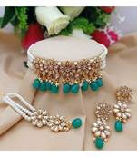 Green crystal necklaces