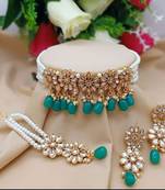 Green crystal necklaces