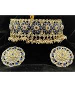 Blue pearl necklaces