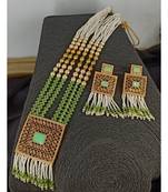 Green crystal necklaces