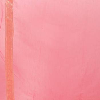 Pink Woven Jacquard Saree With Blouse 5