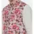 Pink Printed Linen Nehru Jacket